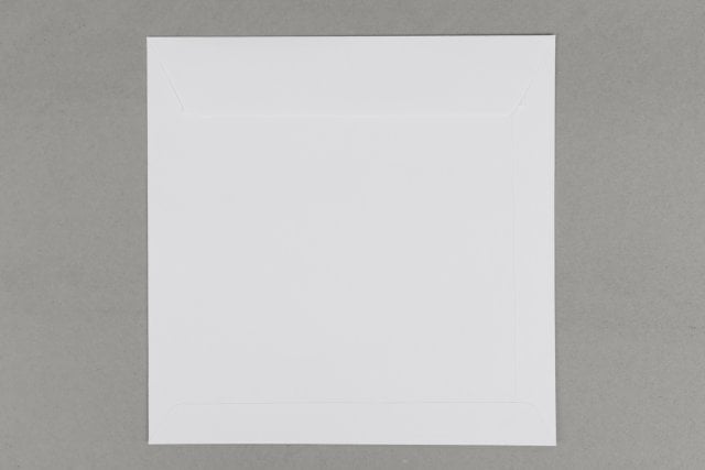Koperty kwadratowe 200x200 mm, białe