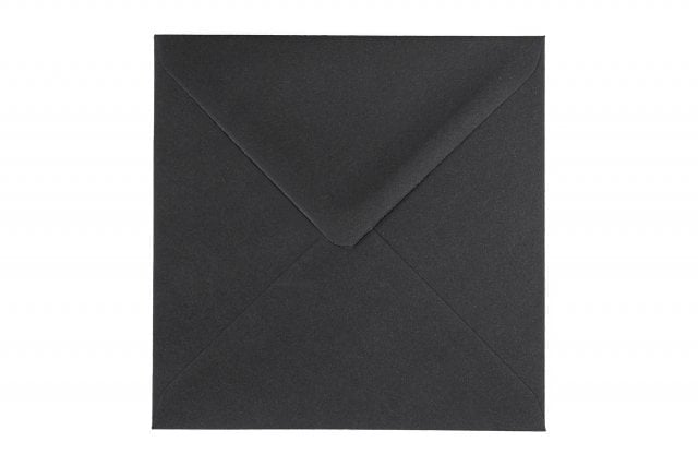Koperty kwadratowe 140x140 mm, czarne