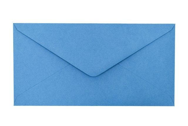 Koperty DIN długie, niebieskie