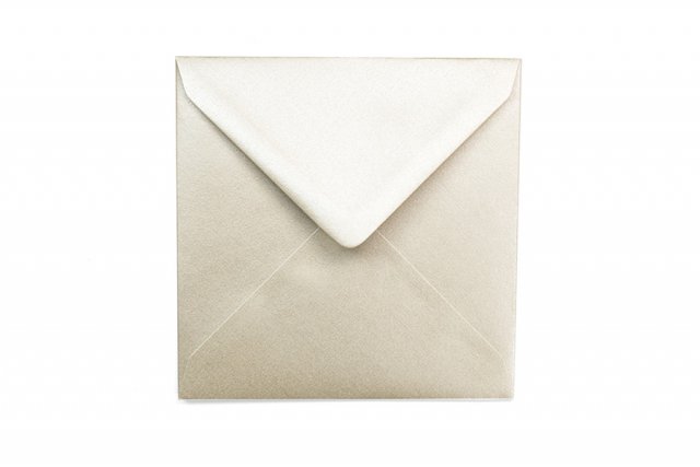 Koperty kwadratowe 130x130 mm, masa perłowa