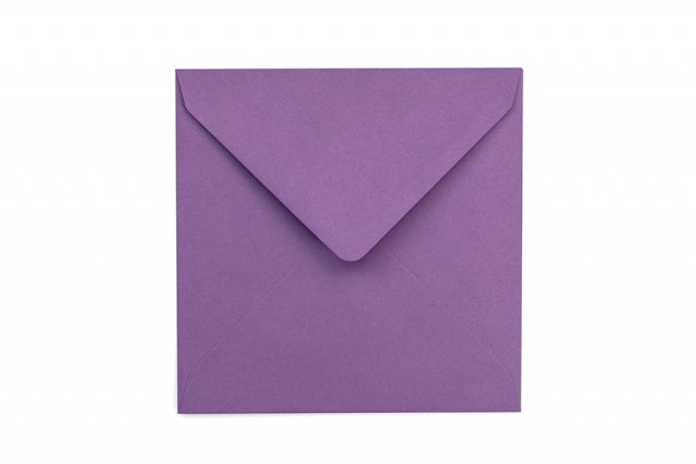 Koperty kwadratowe 155x155 mm, fioletowe