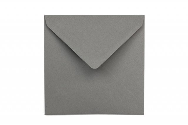 Koperty kwadratowe 155x155 mm, ciemnoszare