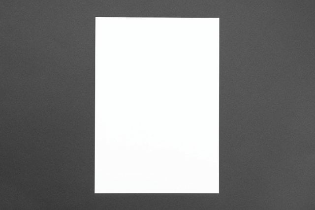 Papier gliniany DIN A4, opakowanie 10 sztuk, biały