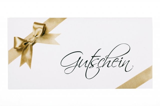 Koperty DIN długie, białe z nadrukiem, voucher
