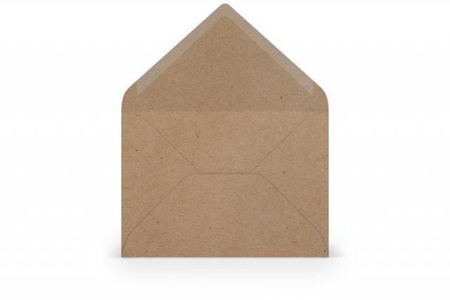 Koperty DIN B6, papier pakowy