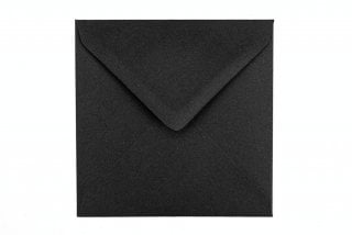 Koperty kwadratowe 130x130 mm, czarne