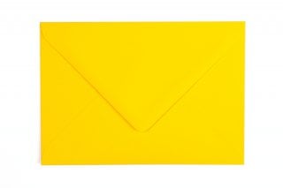 Koperty DIN C6, żółto-pomarańczowe
