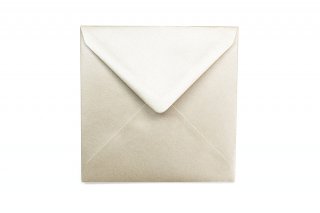 Koperty kwadratowe 130x130 mm, masa perłowa
