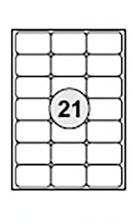 Etykiety 63,5 x 38,1 mm